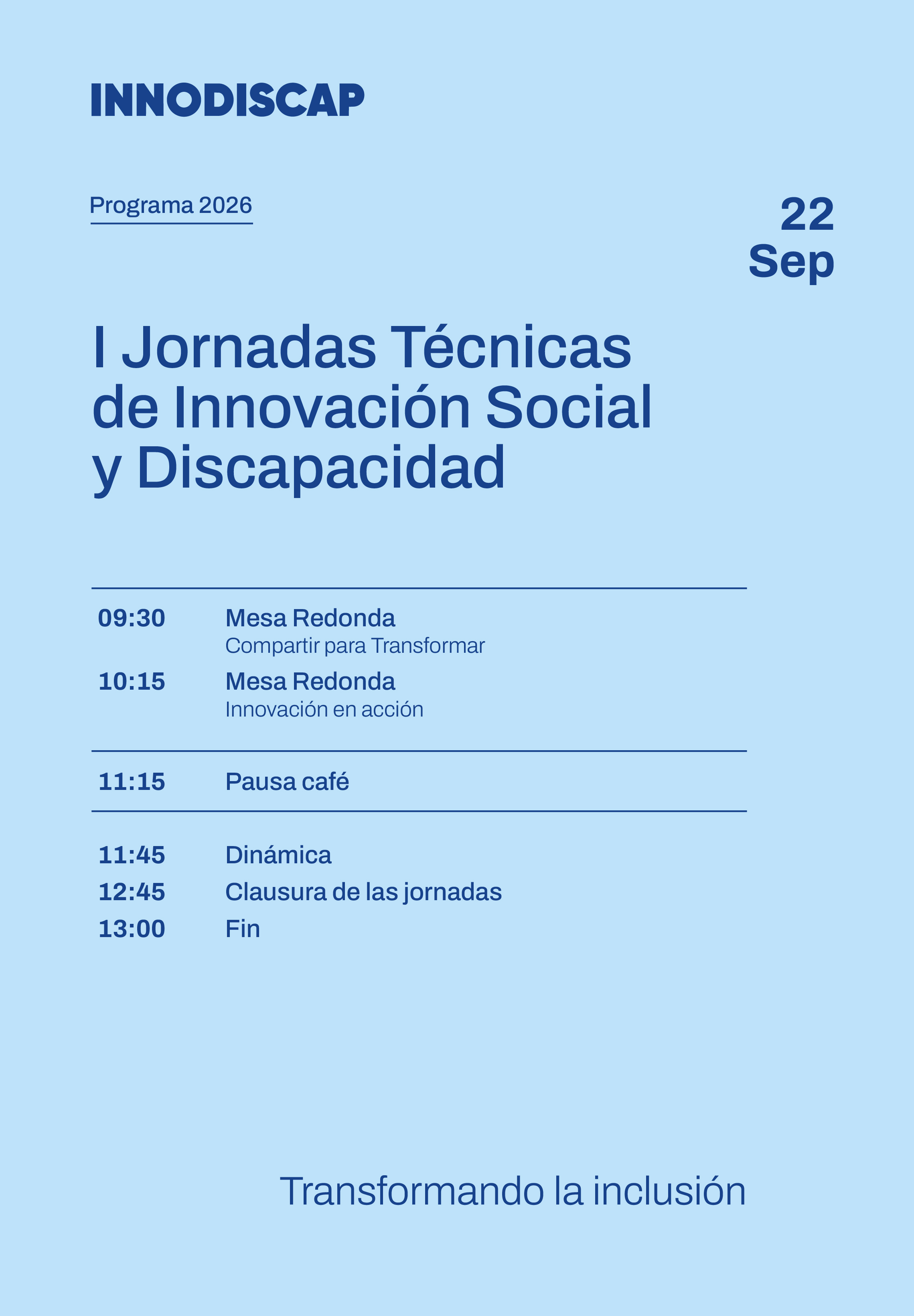 Programa día 2 — 22 de septiembre de 2026